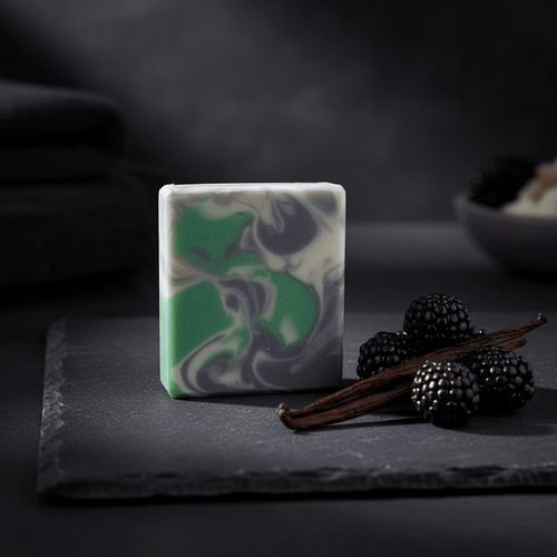 Black Raspberry Vanilla artisan body soap - Source of Beauty.