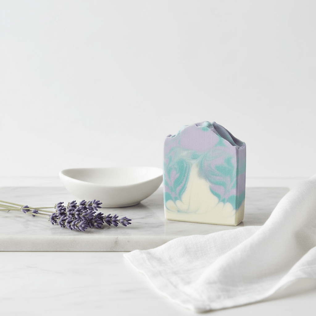 Bulgarian Lavender artisan body soap - Source of Beauty.