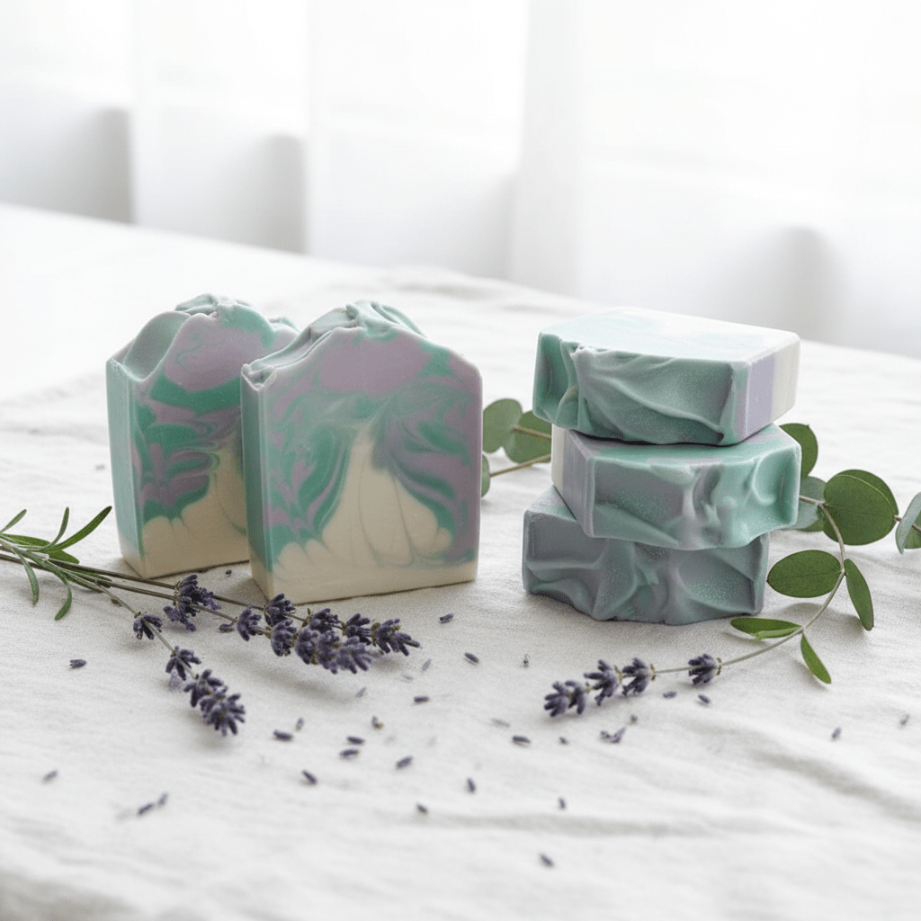 Bulgarian Lavender artisan body soap - Source of Beauty.
