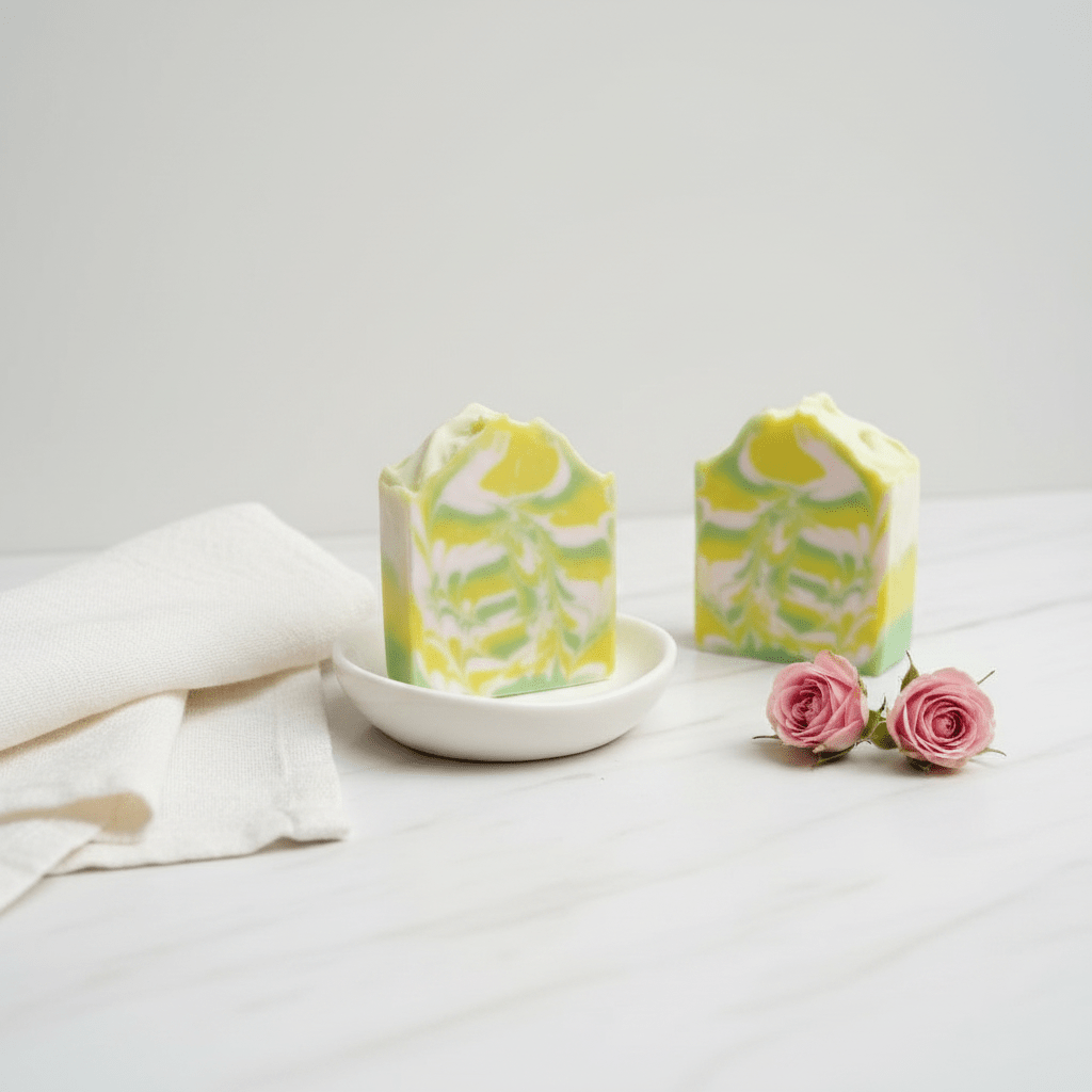 Burst of Joy artisan body soap (vegan) - Source of Beauty.