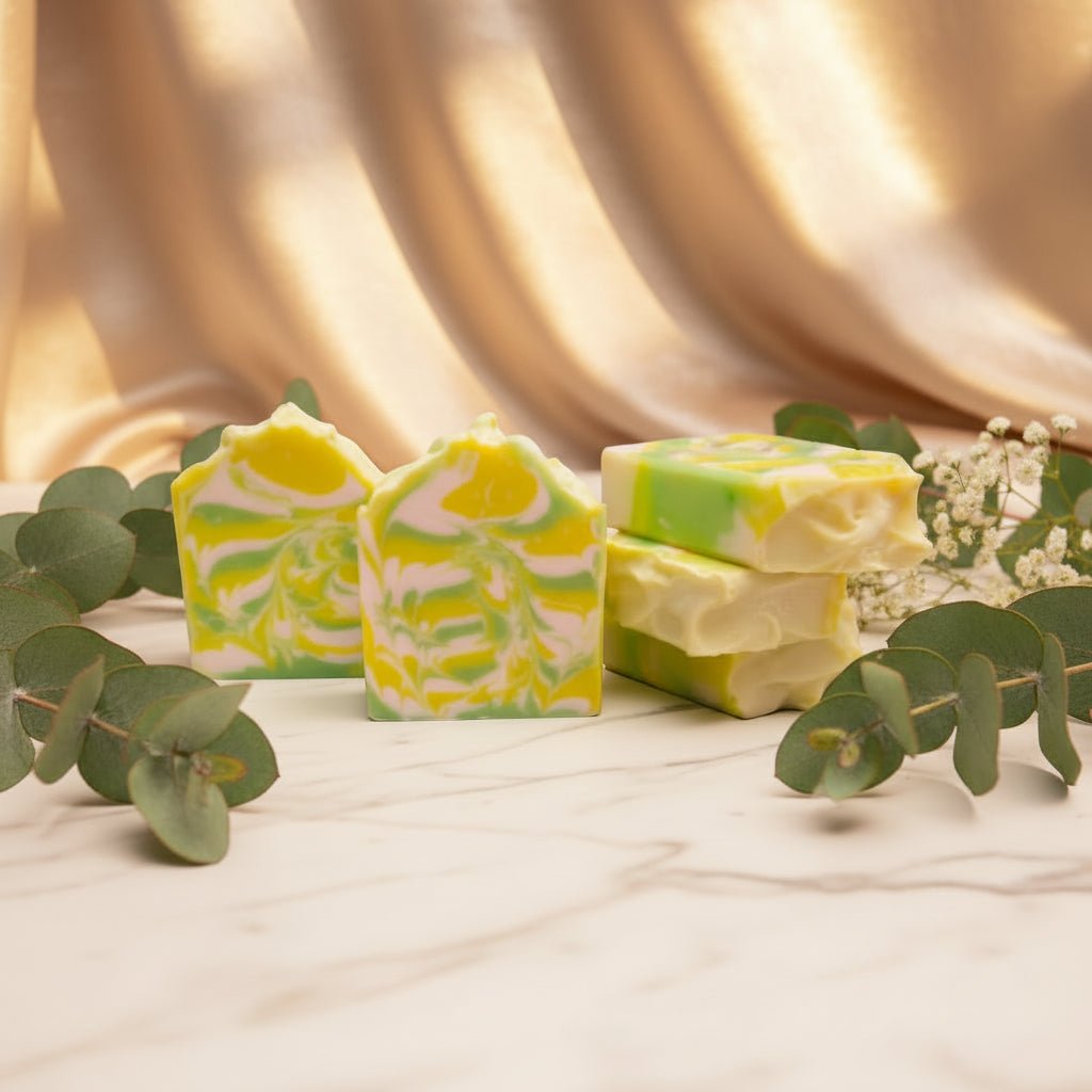Burst of Joy artisan body soap (vegan) - Source of Beauty.