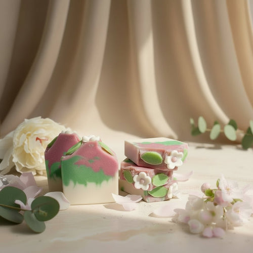 Butterfly Garden artisan body soap with aloe vera juice - Source of Beauty.