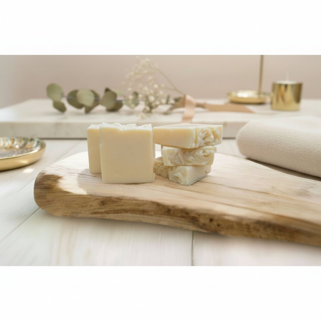 Fragrance free artisan body soap (vegan) - Source of Beauty.