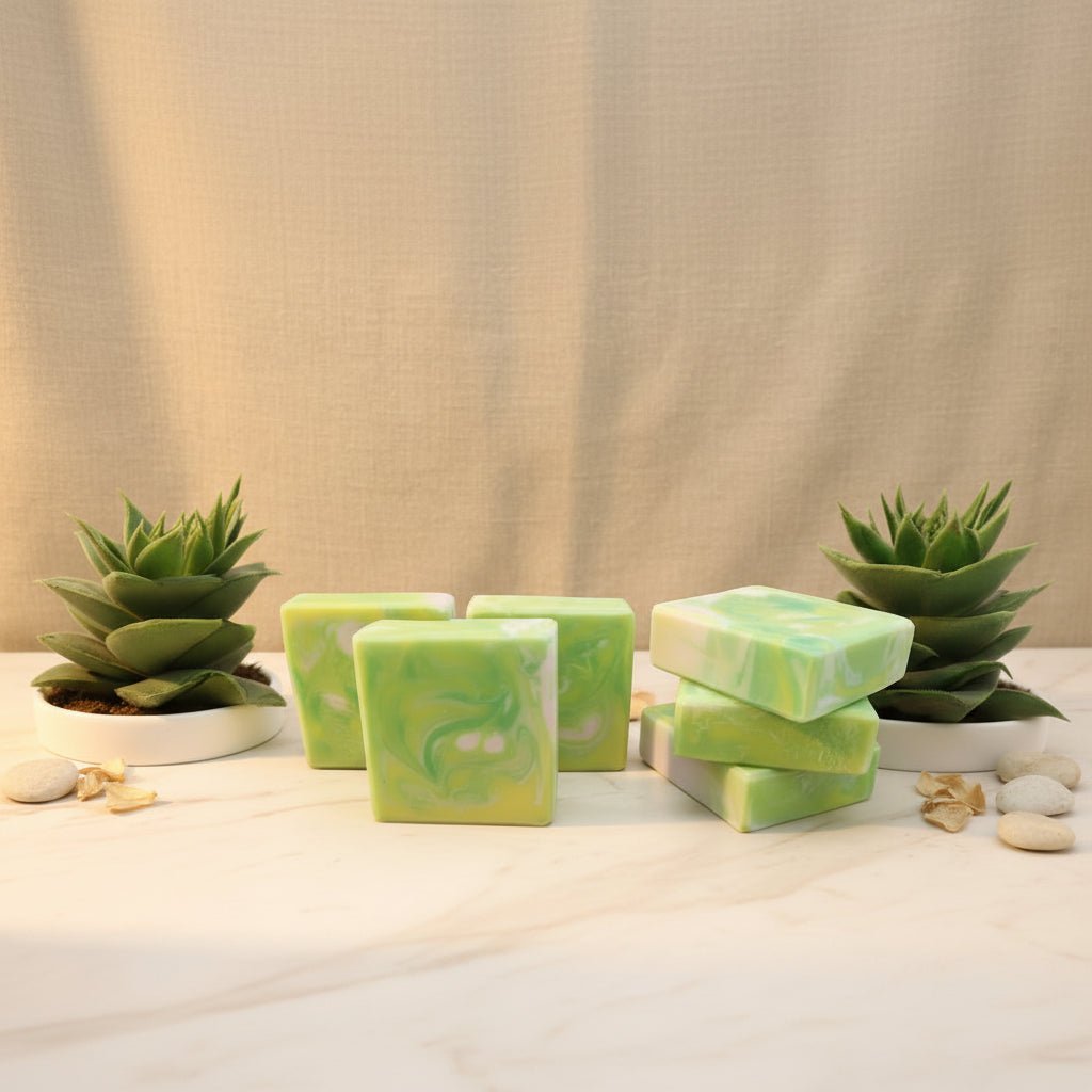Honeysuckle artisan body soap with aloe vera juice - Source of Beauty.