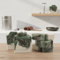 Leather & Sandalwood artisan body soap (vegan) - Source of Beauty.