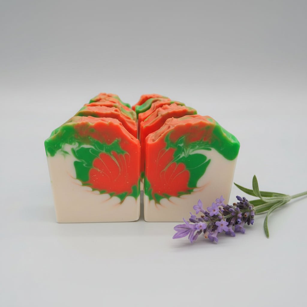 Orange Patchouli artisan body soap - Source of Beauty.
