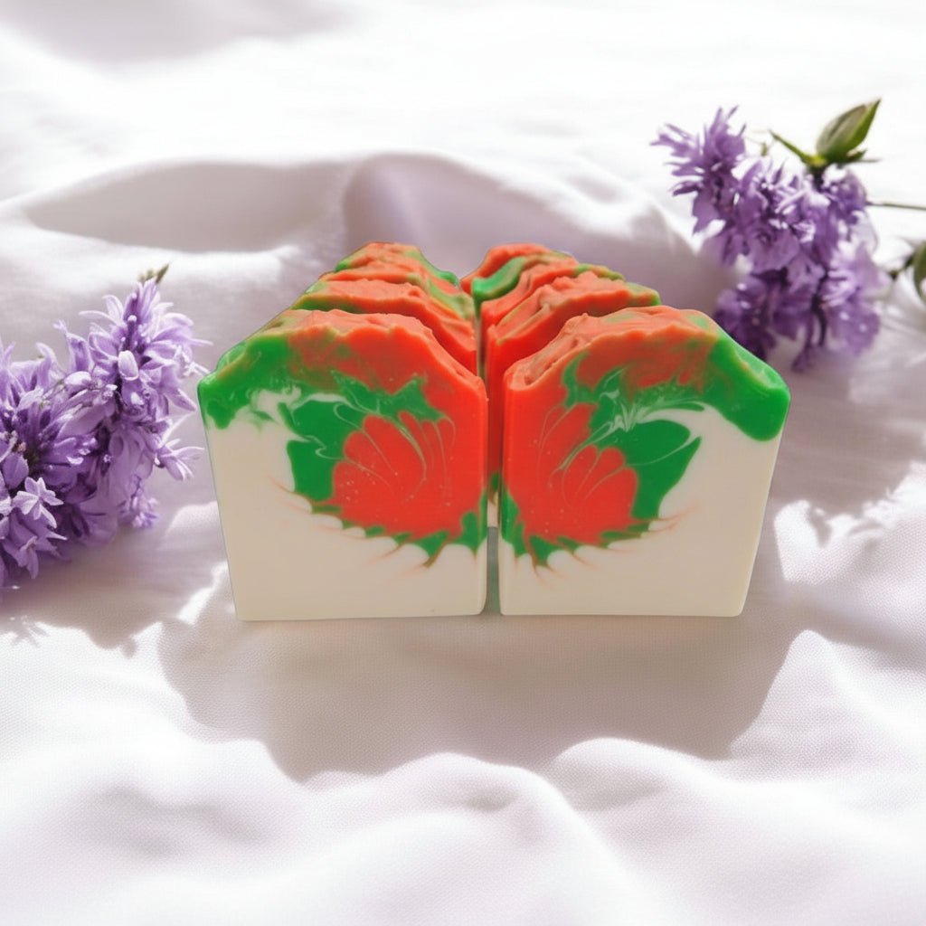 Orange Patchouli artisan body soap - Source of Beauty.