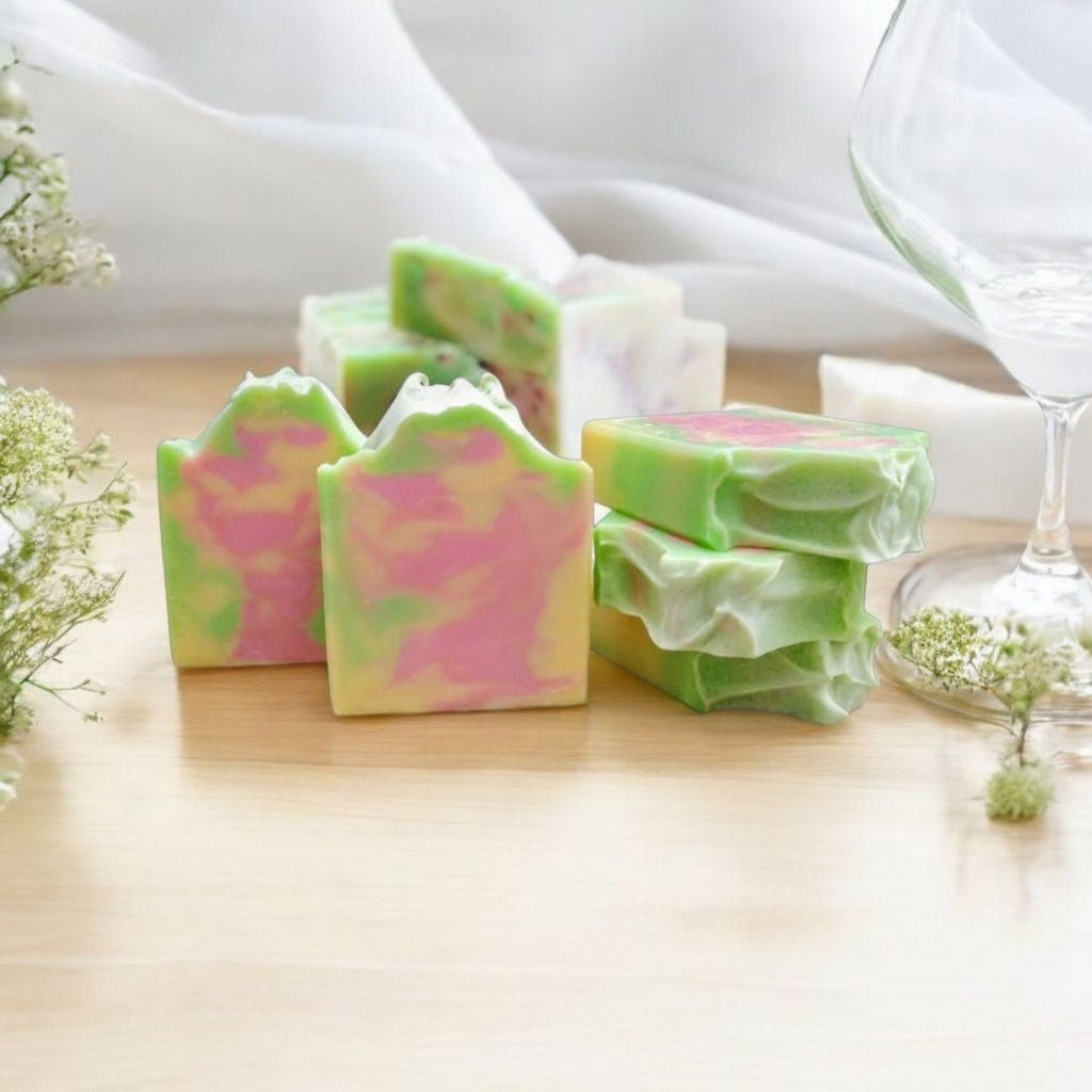 Peach Cocktail artisan body soap - Source of Beauty.