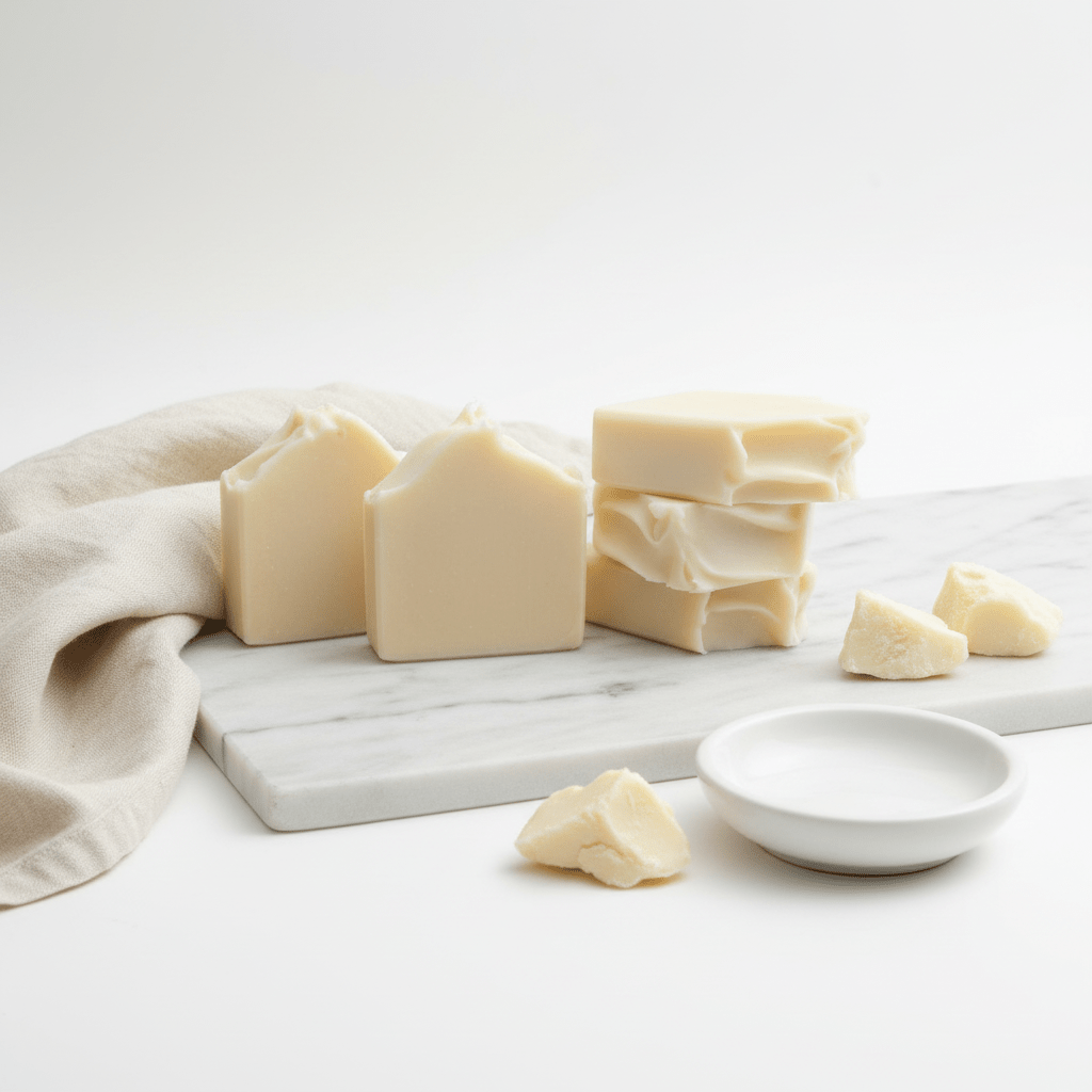Shea Butter artisan body soap (fragrance free) - Source of Beauty.